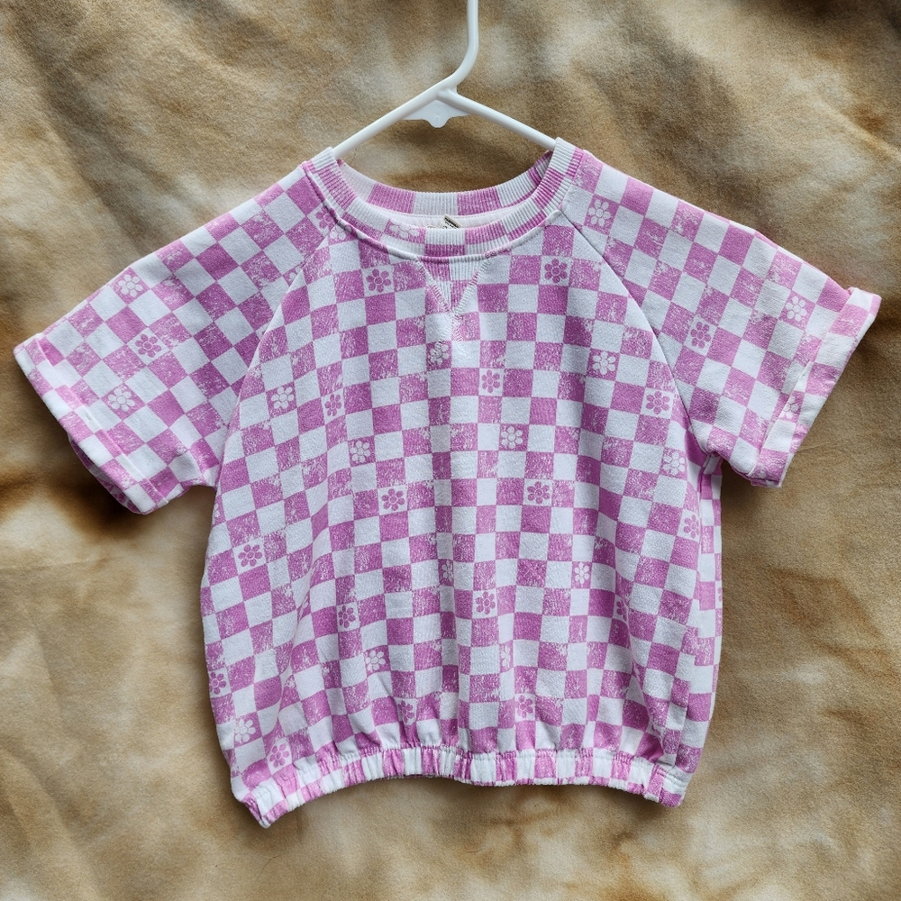 2 piece Jessica Simpson Girls Pink Checkered Outfit